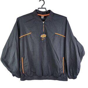 Men's Nike Clima-Fit Oklahoma State University Pullover Jacket 1/4 Zip Size XXL